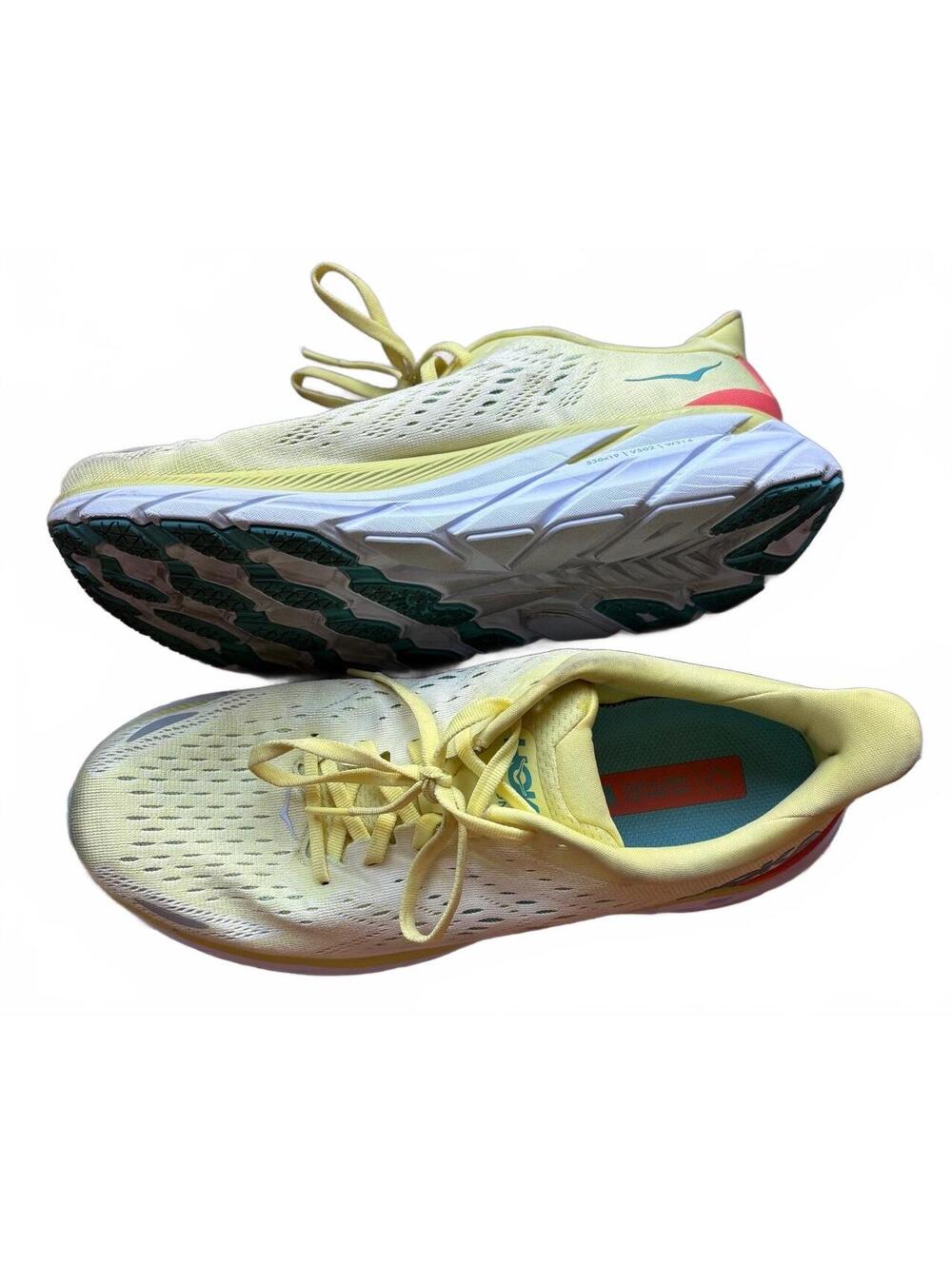 Hoka One One Clifton 8 - Pastel Yellow Pear/Sweet Corn Size 9.5b